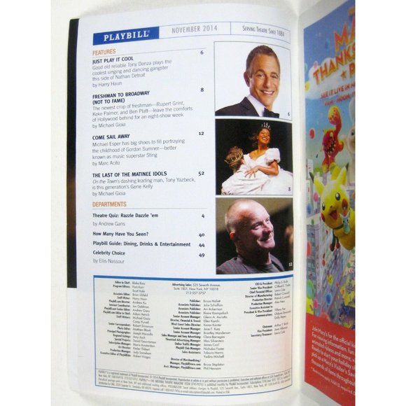 Indian Ink Playbill November 2014 Tom Stoppard Rosemary Harris Neil Huff NYC - Picture 2 of 6